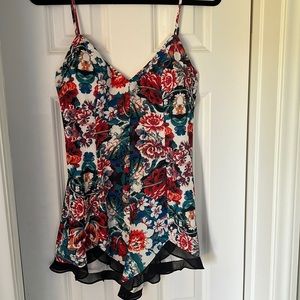 Like new NBD floral romper